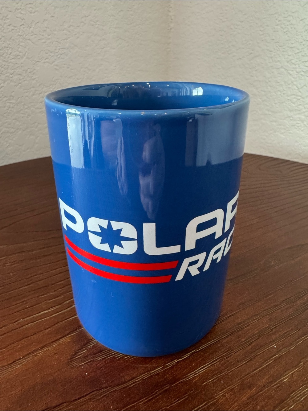 Polaris Racing Blue Red White Ceramic Coffee Tea Mug Cup